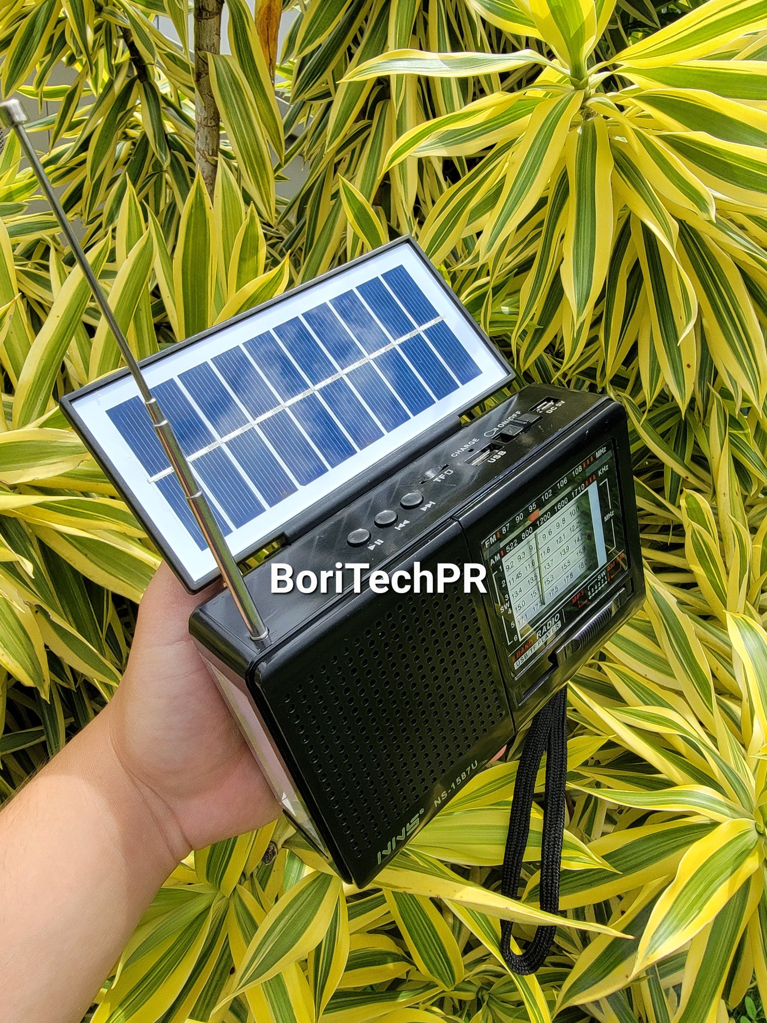 Radio Solar/Luz LED/PowerBank – BoriTechPR